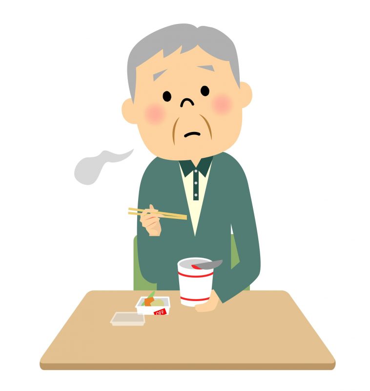 studiolaut161000093.jpg - elderly eat cup noodles alone