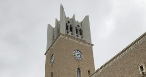 早稲田大学のシンボル、大隈講堂の時計塔