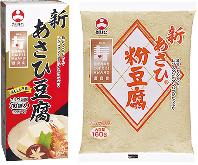 高野豆腐と粉豆腐の商品写真