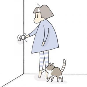 猫が母になつきません　第234話「しめだされる」