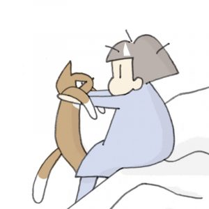 猫が母になつきません　第241話「ご、はん！」