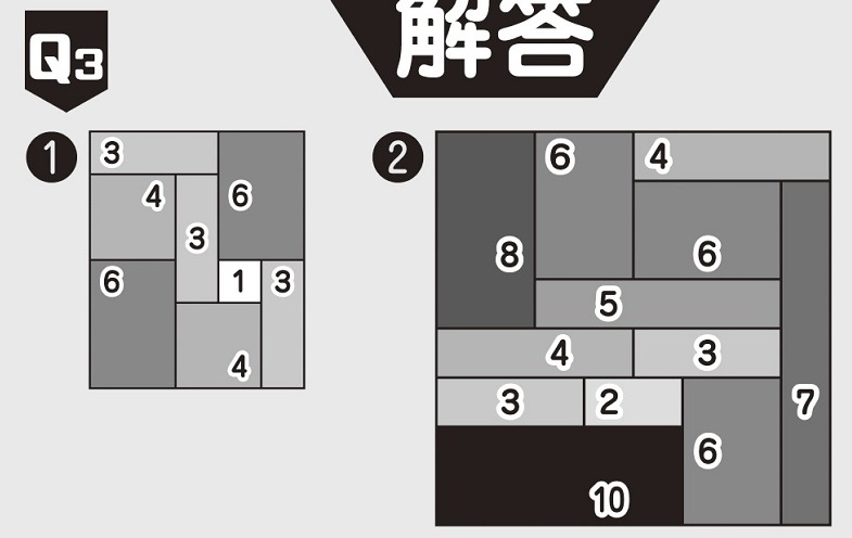 最強の脳トレ！　問題3の答え