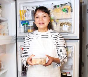 瀬尾幸子さんと冷蔵庫