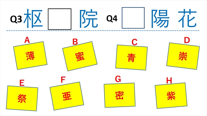 週刊脳トレ｜1分でできる頭の体操「漢字選び」に挑戦！