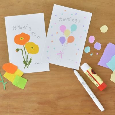 100均折り紙で簡単”ちぎり絵”始めませんか？シニアにおすすめ趣味講座