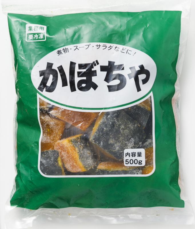 冷凍かぼちゃ／500g 138円