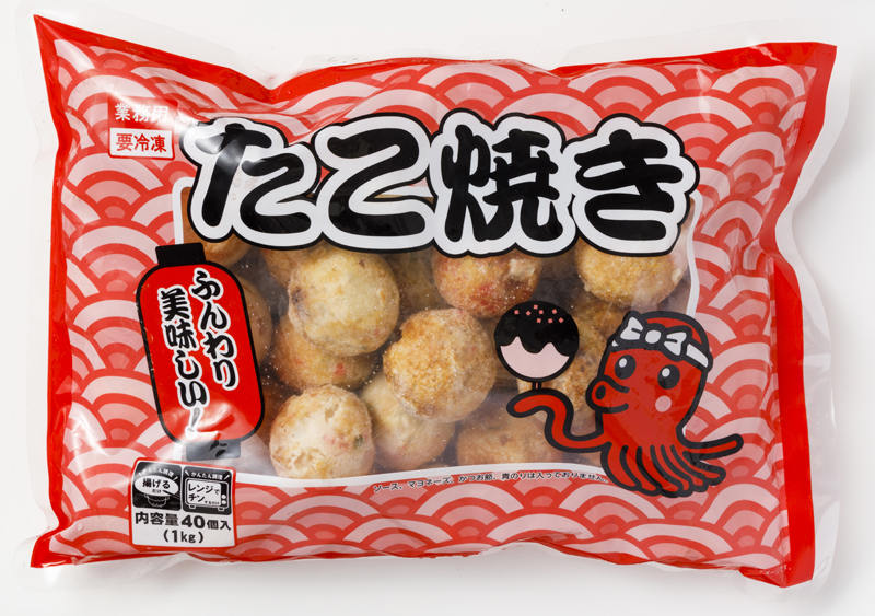 たこ焼き／1㎏（40個入） 528円 