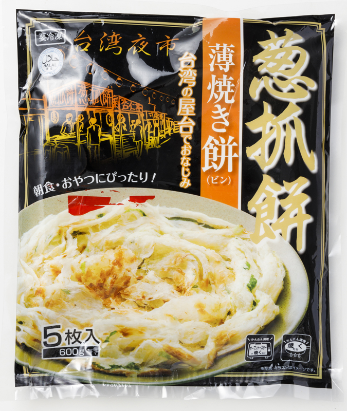 薄焼き餅（青ねぎ入り）／600g（5枚入） 360円