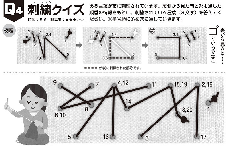 19号 最強の脳トレ！問題4