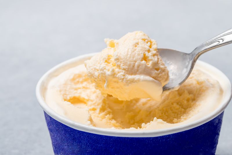 アイスクリームのおいしそうな写真