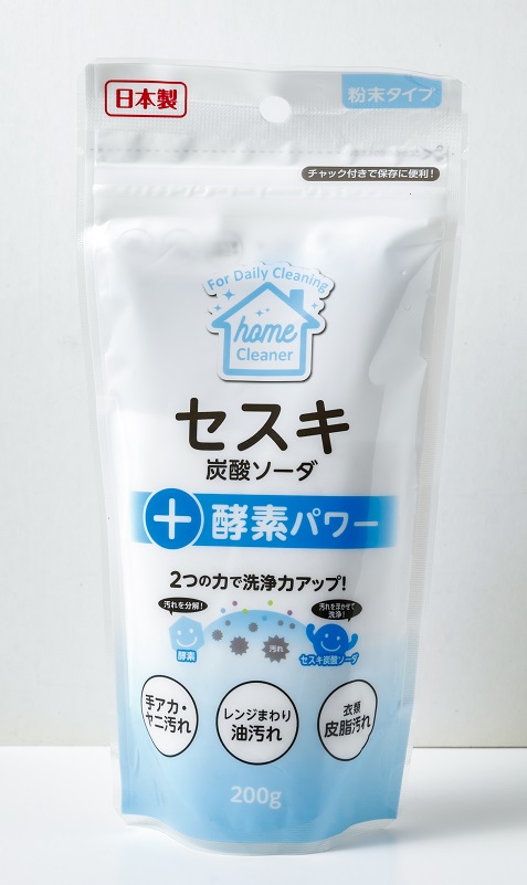 セスキ炭酸ソーダ＋酵素パワー Seria 200g 110円