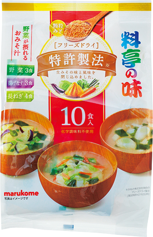 【4位】料亭の味10食入 野菜が摂れるおみそ汁 マルコメ  517円（1食51.7円）
