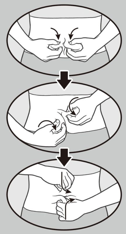 脂肪を流す「下腹つかみ」