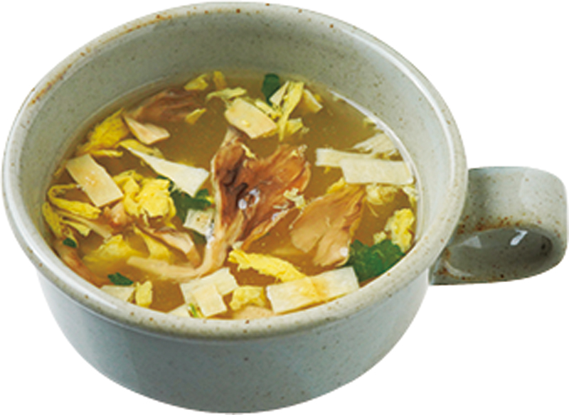豪華なきのこの風味豊かな饗宴 【2位】一杯の贅沢 きのこと生姜のスープ（MCエフディフーズ）