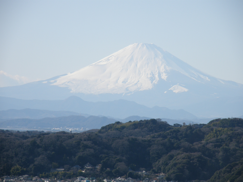 天気が良ければ富士山が拝める
