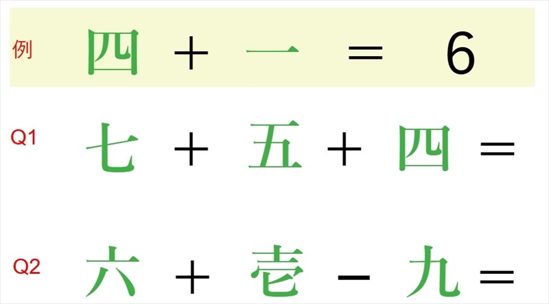 【週刊脳トレ】ちょっと不思議な算数「推理計算」を30秒勝負で挑戦