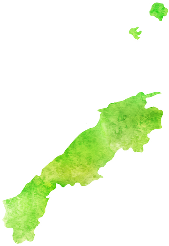 島根県の地図