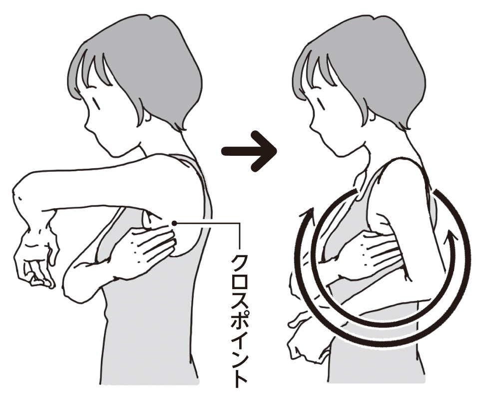 肩甲骨の開き方【1】