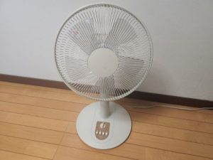 工藤広伸さんが愛用する扇風機