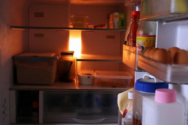 冷蔵庫の中の写真