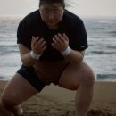 体重、体型について自虐的に語りつつも、競技第一を貫く20歳（取材時）の女子相撲選手、今日和／Netflix映画『相撲人』独占配信中