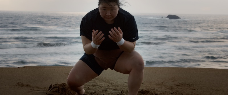 体重、体型について自虐的に語りつつも、競技第一を貫く20歳（取材時）の女子相撲選手、今日和／Netflix映画『相撲人』独占配信中