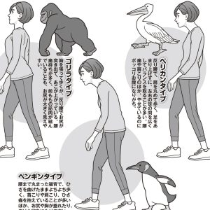 あなたは“ゴリラ”？“ペンギン”？「歩き方」を動物で診断！理想の「フラミンゴ歩き」で12kg痩せた人も【医師監修】