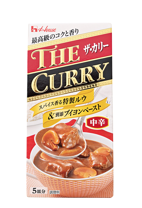 【3位】ハウス食品　ザ・カリー 中辛（140g 322円）