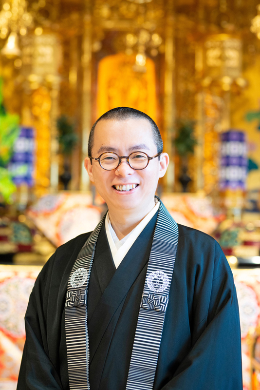 浄土真宗本願寺派 蓮生山 永明寺 住職の松崎智海さん