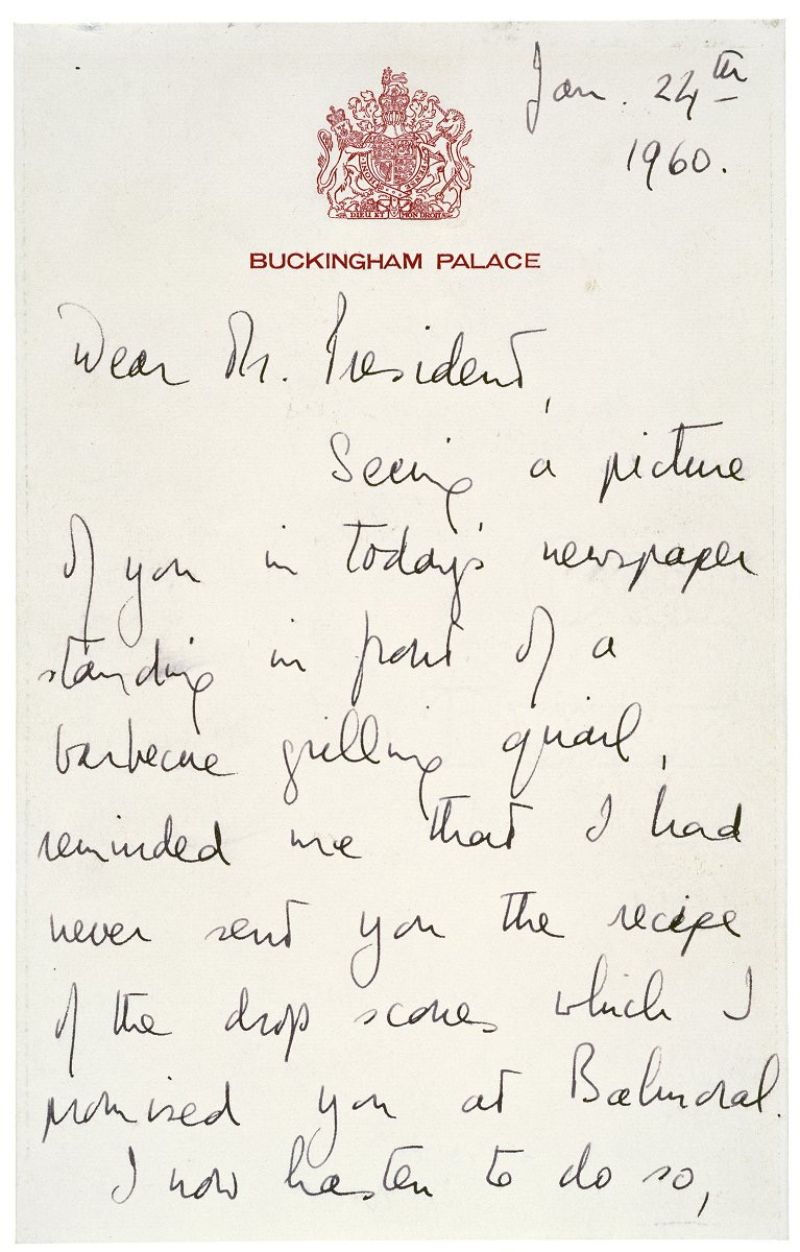 エリザベス女王の手紙