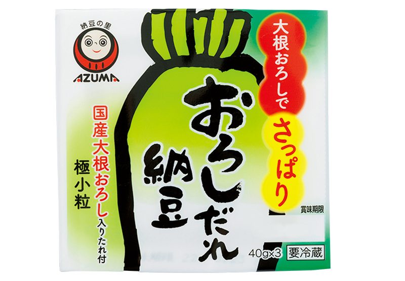 【4位】あづま食品『おろしだれ納豆』（40g×3、107円）