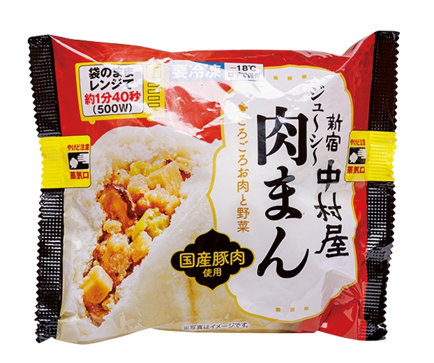 【2位】新宿中村屋 ジューシー肉まん（100g／213円）