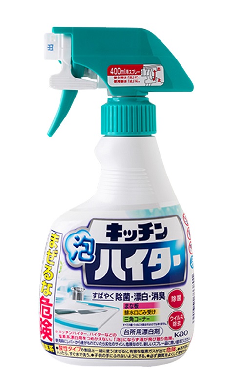 【3位】キッチン泡ハイター ハンディスプレー400ml 382円／花王