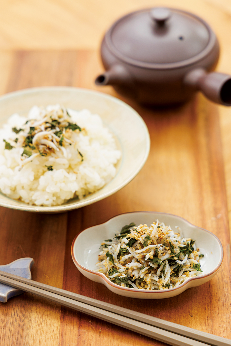 干し野菜で作ったしらすのふりかけ