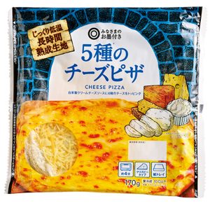 【5位】西友 みなさまのお墨付き 5種のチーズピザ（1枚／224円）