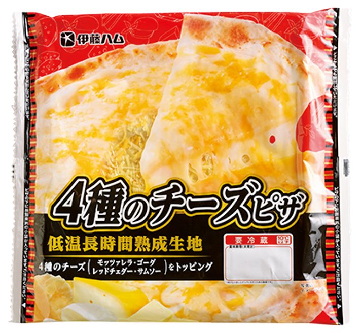 【8位】伊藤ハム 4種のチーズピザ（1枚／236円）