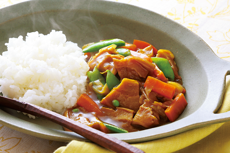 車麩の和風だしカレー