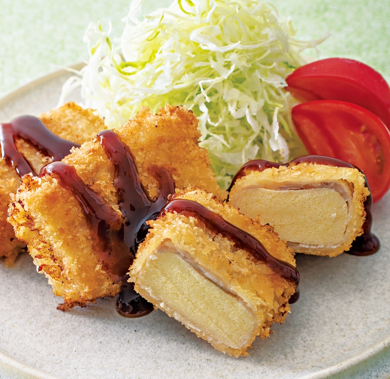 高野豆腐の肉巻きカツ