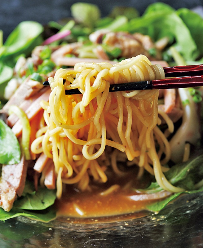 たれは麺が浸るくらい