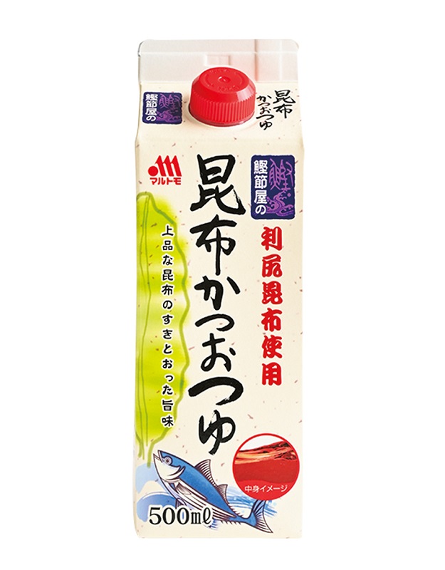 『昆布かつおつゆ』500ml 348円／マルトモ