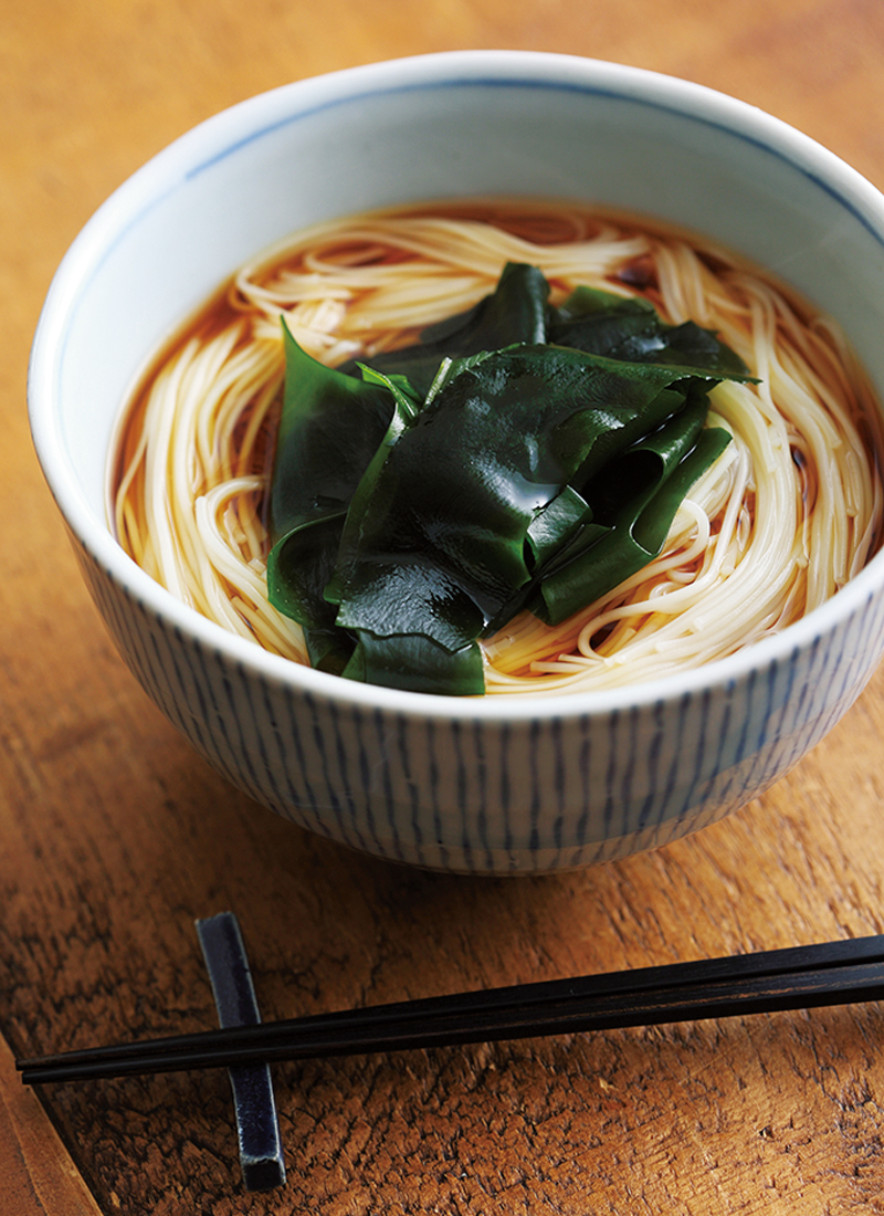 「きぬいと　手延べそうめん」みそ半のおいしい食べ方