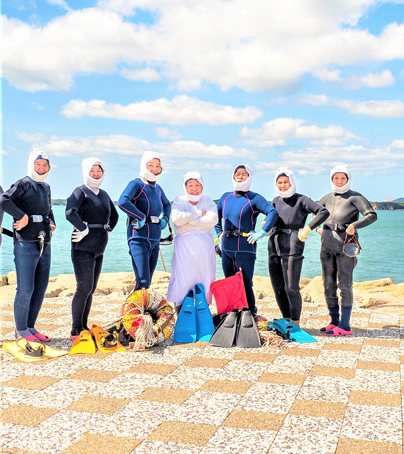 「はちまんかまど」の海女さんたち