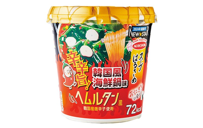 10位　エースコック『スープはるさめ　ヘムルタン風 韓国風海鮮鍋味』