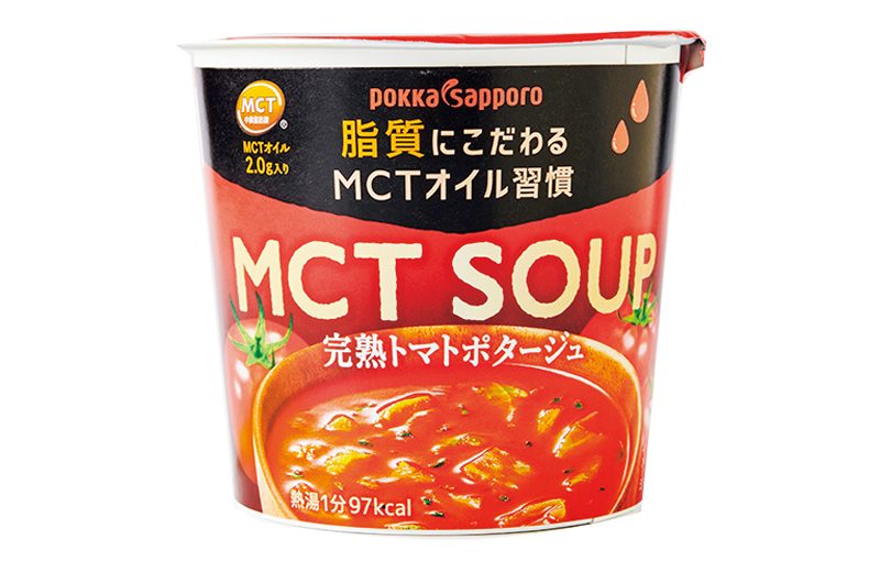 6位　ポッカサッポロ『MCT SOUP　完熟トマトポタージュ』