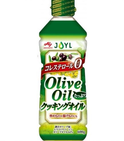 『AJINOMOTO オリーブオイルたっぷりクッキングオイル』　600g　1347円★／Ｊ-オイルミルズ