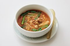 あさりと納豆の韓国風スープ