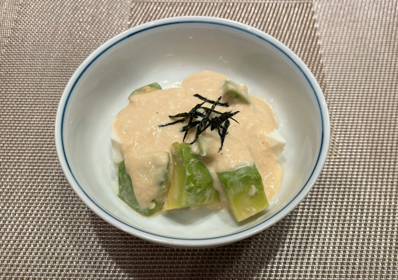 アボカドと豆腐の和え物