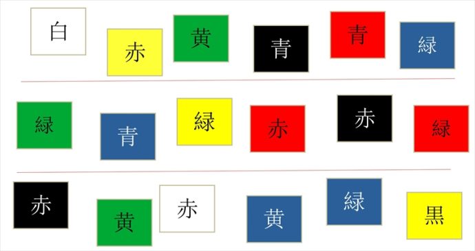 週刊脳トレ｜複数の作業を同時に行う脳の機能を鍛える「色違い読み上げ」