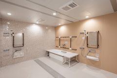 浴室もバリアフリー完備