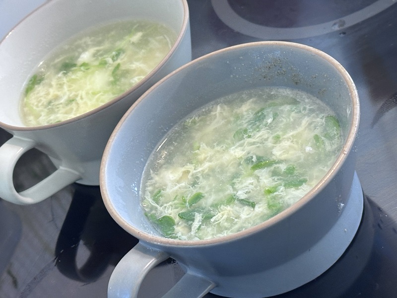 汁ものにしても美味しい「豆苗スープ」